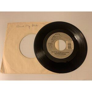 Matthew Wilder 1983 Break My Stride 7" Vinyl Record 45 RPM Private I Records Wit